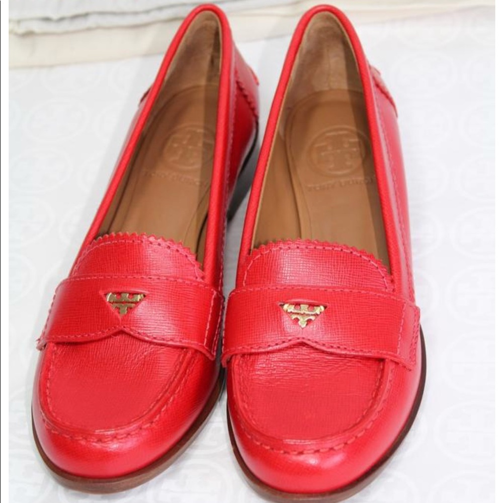 Authentic Tory Burch Penny Loafers